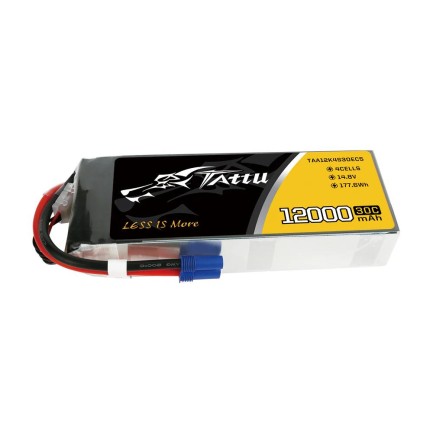 Tattu 4S 12000mAh 14.8V 30C Lityum Polimer Li-Po Lipo Batarya Drone Pil - Thumbnail