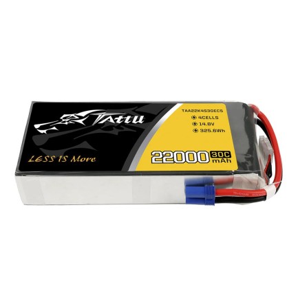 Tattu 4S 22000mAh 14.8V 30C Lityum Polimer Li-Po Lipo Batarya Drone Pil - Thumbnail