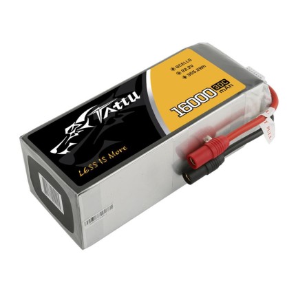 Tattu 6S 16000mAh 30C 22.2V Lityum Polimer Li-Po Lipo Batarya Drone Pil - Thumbnail