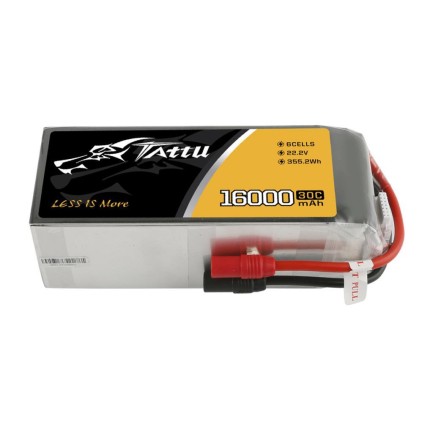 Tattu 6S 16000mAh 30C 22.2V Lityum Polimer Li-Po Lipo Batarya Drone Pil - Thumbnail