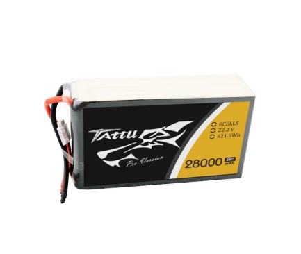 Tattu 6S 28000mAh 22.2V 25C Lityum Polimer Li-Po Lipo Batarya Drone Pil - Thumbnail