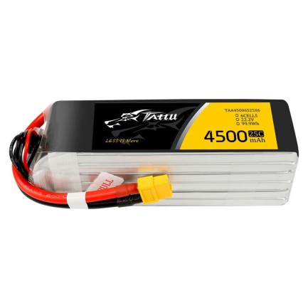 Tattu 6S 4500mAh 22.2V 25C Lityum Polimer Li-Po Lipo Batarya Drone Pil - Thumbnail