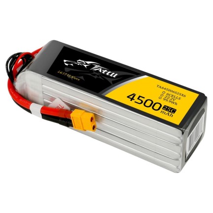 Tattu 6S 4500mAh 22.2V 25C Lityum Polimer Li-Po Lipo Batarya Drone Pil - Thumbnail