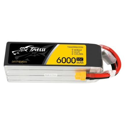 Tattu 6S 6000mAh 22.2V 35C Lityum Polimer Li-Po Lipo Batarya Drone Pil - Thumbnail