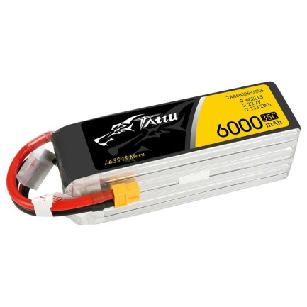 Tattu 6S 6000mAh 22.2V 35C Lityum Polimer Li-Po Lipo Batarya Drone Pil - Thumbnail