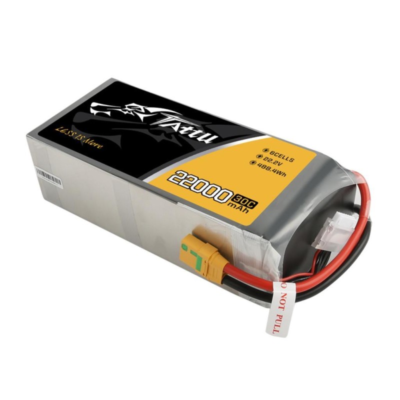 Tattu G-Tech 30C 6S 22000mAh 22.2V Lityum Polimer Li-Po Lipo Batarya Drone Pil