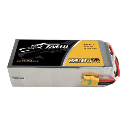 Tattu G-Tech 30C 6S 22000mAh 22.2V Lityum Polimer Li-Po Lipo Batarya Drone Pil - Thumbnail