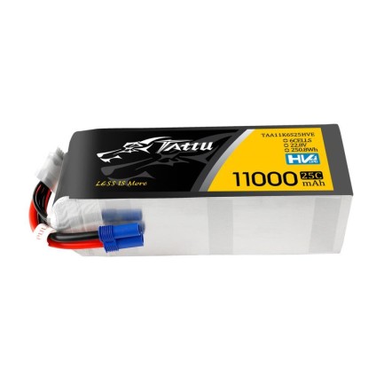 Tattu G-Tech 6S 11000mAh 22.8V 25C HV Lityum Polimer Li-Po Lipo Batarya Drone Pil - Thumbnail