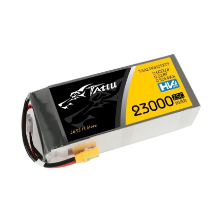 Tattu G-Tech 6S 23000mAh 22.8V 25C HV Lityum Polimer Li-Po Lipo Batarya Drone Pil - Thumbnail