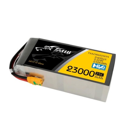 Tattu G-Tech 6S 23000mAh 22.8V 25C HV Lityum Polimer Li-Po Lipo Batarya Drone Pil - Thumbnail