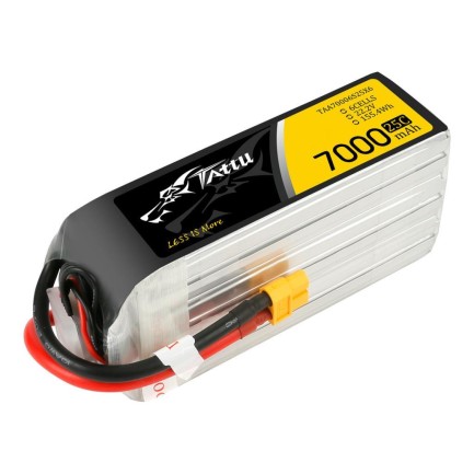 Tattu G-Tech 6S 7000mAh 22.2V 25C Lityum Polimer Li-Po Lipo Batarya Drone Pil - Thumbnail