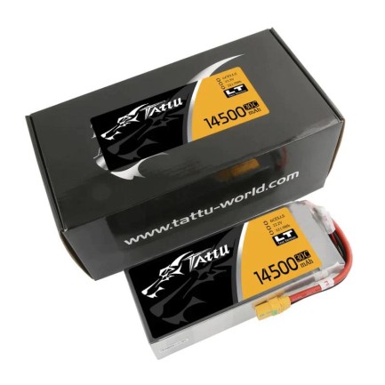 Tattu Low-Temperature 14500mAh 6S 22.2V 30C Lityum Polimer Li-Po Lipo Batarya Drone Pil - Thumbnail