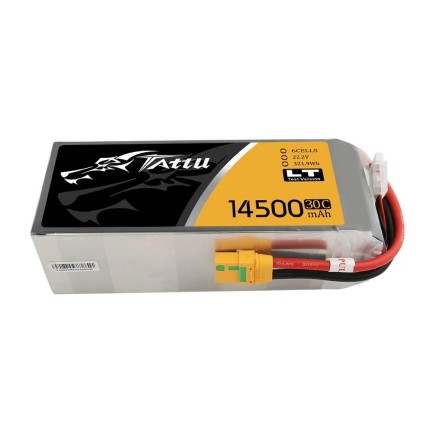 Tattu Low-Temperature 14500mAh 6S 22.2V 30C Lityum Polimer Li-Po Lipo Batarya Drone Pil - Thumbnail