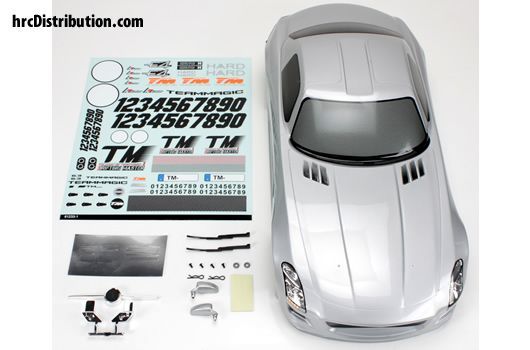 Team Magic Mercedes SLS Gümüş Body Kep Cap (Boyalı)