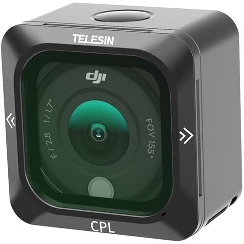 TELESIN DJI Action 2 İçin Magnetic Polarize Güneş Lens Filtresi ( Yansıma ve Parlamalar İçin )