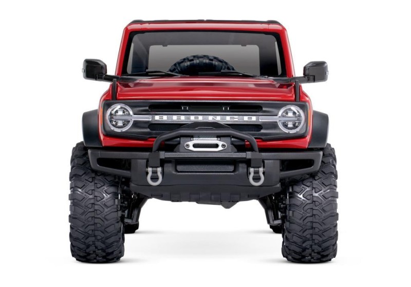 Traxxas TRX-4 1/10 Ford Bronco Scale & Trail Crawler Truck 2021 4X4 TQi Elektrikli Rc Model Araba Kırmızı