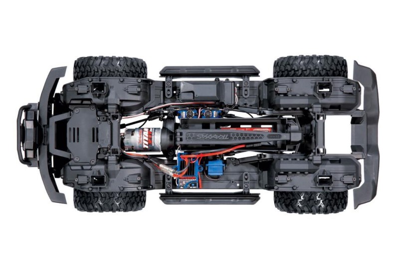 Traxxas TRX-4 1/10 Ford Bronco Scale & Trail Crawler Truck 2021 4X4 TQi Elektrikli Rc Model Araba Kırmızı