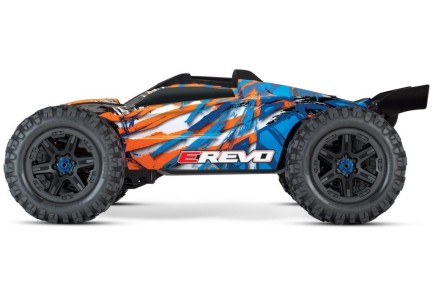 Traxxas E-Revo 2.0 4X4 VXL 6S 4WD Elektrikli Rc Model Araba Brushless RTR 1/10 TQi & TSM Turuncu - Thumbnail