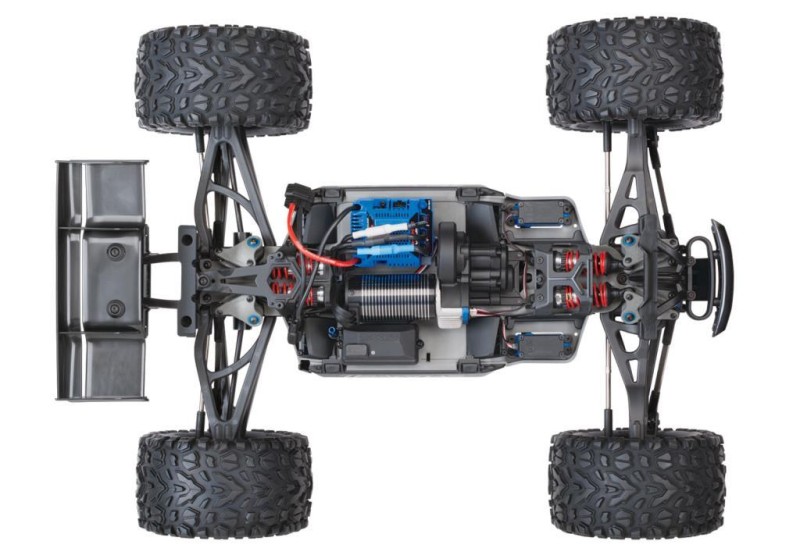 Traxxas E-Revo 2.0 4X4 VXL 6S 4WD Elektrikli Rc Model Araba Brushless RTR 1/10 TQi & TSM Turuncu