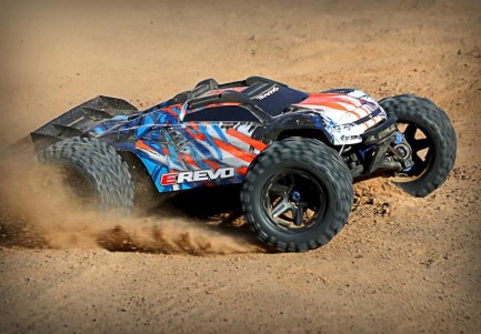 Traxxas E-Revo 2.0 4X4 VXL 6S 4WD Elektrikli Rc Model Araba Brushless RTR 1/10 TQi & TSM Turuncu - Thumbnail