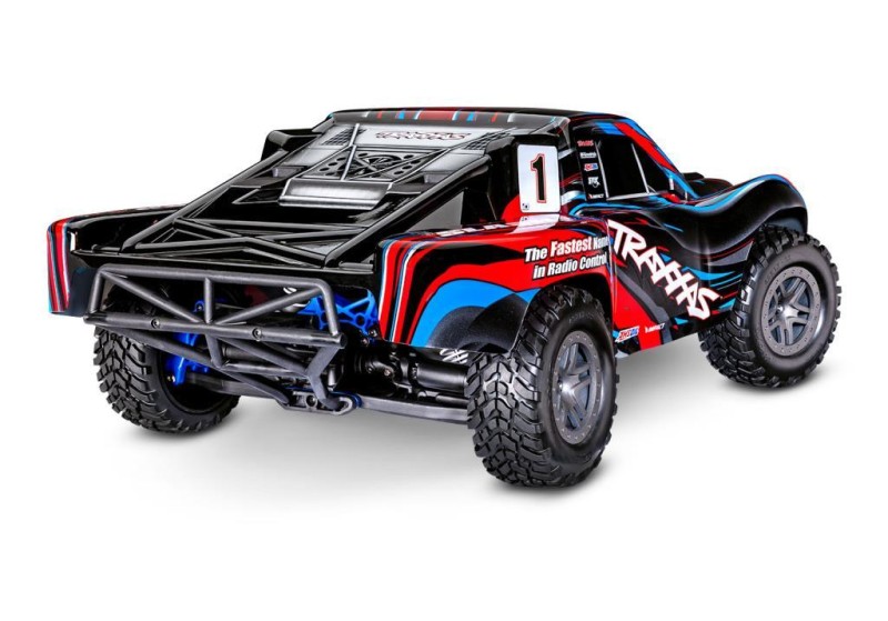 Traxxas 1/10 Slash 4x4 BL-2S 4X4 RTR 4WD Brushed Short Course 1/10 TQ Elektrikli Rc Model Araba Kırmızı ( Batarya ve Şarj Aleti Dahil )