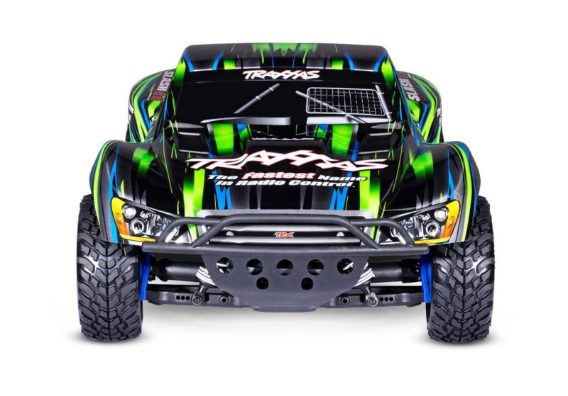 Traxxas 1/10 Slash 4x4 BL-2S 4X4 RTR 4WD Brushed Short Course 1/10 TQ Elektrikli Rc Model Araba Yeşil ( Batarya ve Şarj Aleti Dahil )