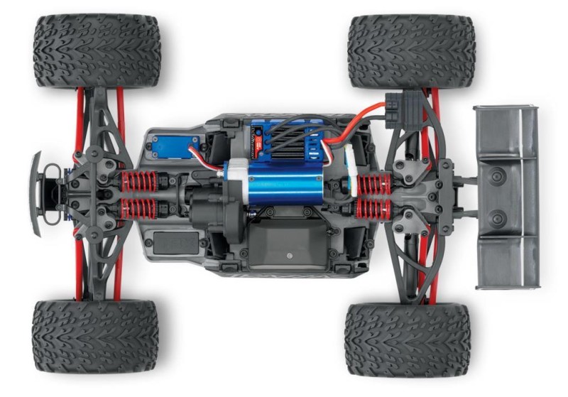 Traxxas E-Revo VXL 1/16 4WD Brushless RTR Truck Elektrikli Rc Model Araba TQi & TSM Mavi ( Batarya ve Şarj Aleti Dahil )