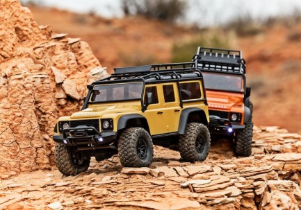 Traxxas 1/18 TRX-4M Land Rover Defender 4X4 1/10 Scale Trail Rock Crawler TQi Elektrikli Rc Model Araba Gümüş (Batarya ve Şarj Aleti Dahildir) - Thumbnail