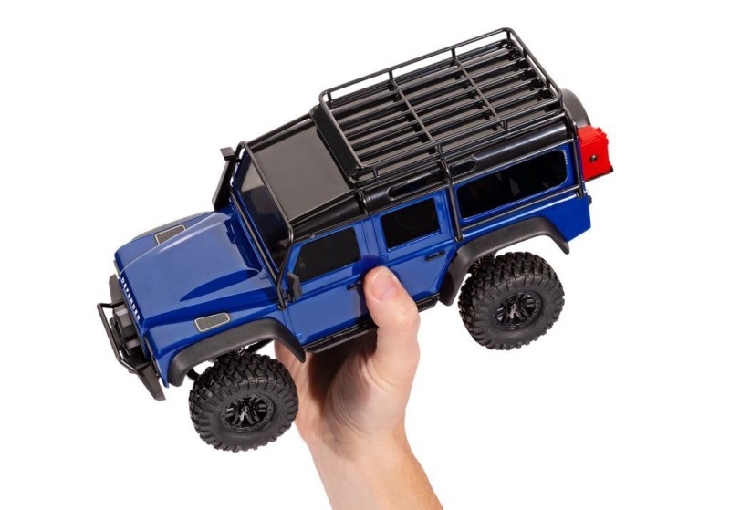 Traxxas 1/18 TRX-4M Land Rover Defender 4X4 1/10 Scale Trail Rock Crawler TQi Elektrikli Rc Model Araba Kırmızı (Batarya ve Şarj Aleti Dahildir)