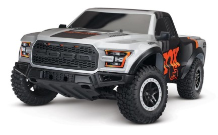 TRAXXAS - Traxxas 2017 Ford Raptor RTR Slash 1/10 2WD Truck & TQ Kumandalı Elektrikli Rc Model Araba Fox ( Batarya ve Şarj Aleti Dahildir )