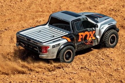 Traxxas 2017 Ford Raptor RTR Slash 1/10 2WD Truck & TQ Kumandalı Elektrikli Rc Model Araba Fox ( Batarya ve Şarj Aleti Dahildir ) - Thumbnail