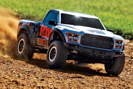 Traxxas 2017 Ford Raptor RTR Slash 1/10 2WD Truck & TQ Kumandalı Elektrikli Rc Model Araba Fox ( Batarya ve Şarj Aleti Dahildir ) - Thumbnail