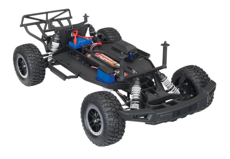 Traxxas 2017 Ford Raptor RTR Slash 1/10 2WD Truck & TQ Kumandalı Elektrikli Rc Model Araba Fox ( Batarya ve Şarj Aleti Dahildir )