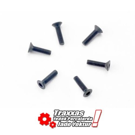 TRAXXAS - Traxxas 2523 Countersunk Machine Screws 3x15mm 6lı 