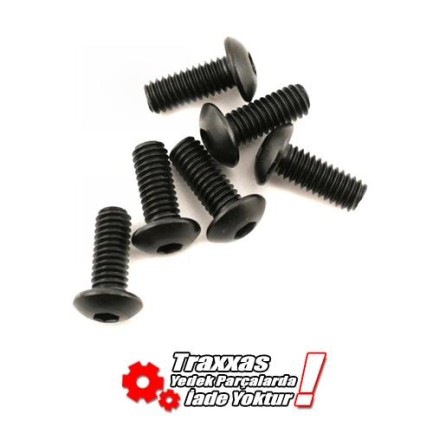 TRAXXAS - Traxxas 3936 Button Head Machine Screws 4x10mm 6lı 