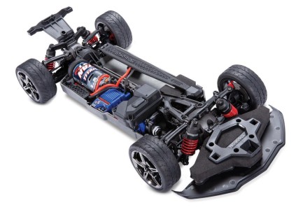 Traxxas 4-Tec 3.0 1/10 RTR Touring Car w/Corvette Stingray Body & TQ Kumandalı Elektrikli Rc Asfalt Model Araba Gümüş - Thumbnail