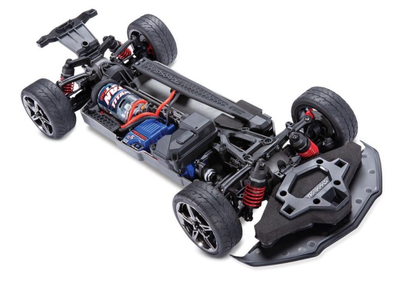 Traxxas 4-Tec 3.0 1/10 RTR Touring Car w/Corvette Stingray Body & TQ Kumandalı Elektrikli Rc Asfalt Model Araba Gümüş