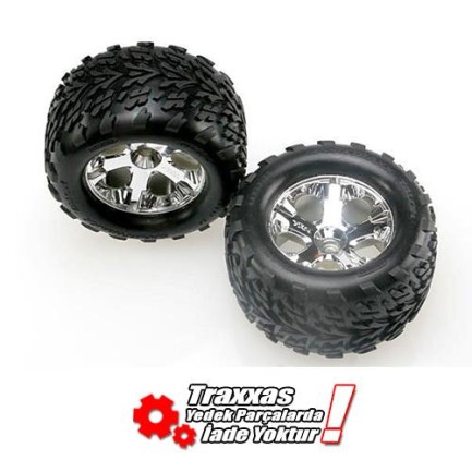 TRAXXAS - Traxxas 4171 Talon 2.8 Chrome Wheels 