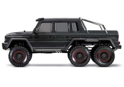 Traxxas TRX6 Mercedes-Benz G63 AMG 6X6 1/10 Trail Crawler Truck TQi Elektrikli Rc Model Araba Siyah - Thumbnail