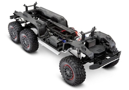 Traxxas TRX6 Mercedes-Benz G63 AMG 6X6 1/10 Trail Crawler Truck TQi Elektrikli Rc Model Araba Siyah - Thumbnail