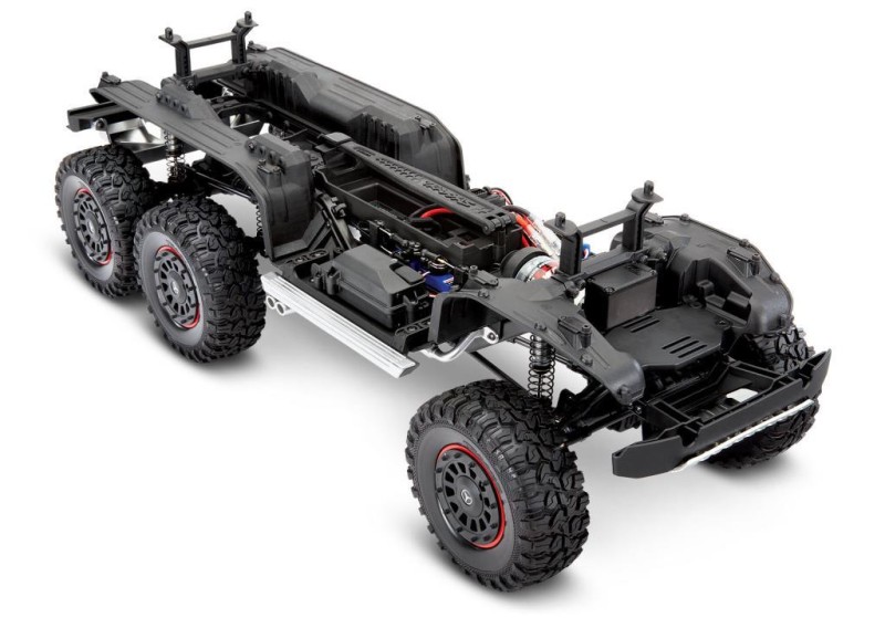 Traxxas TRX6 Mercedes-Benz G63 AMG 6X6 1/10 Trail Crawler Truck TQi Elektrikli Rc Model Araba Siyah