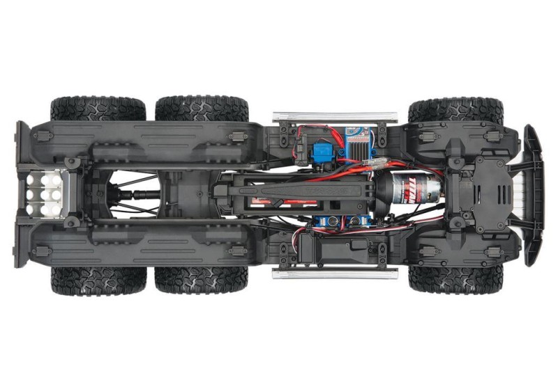 Traxxas TRX6 Mercedes-Benz G63 AMG 6X6 1/10 Trail Crawler Truck TQi Elektrikli Rc Model Araba Siyah