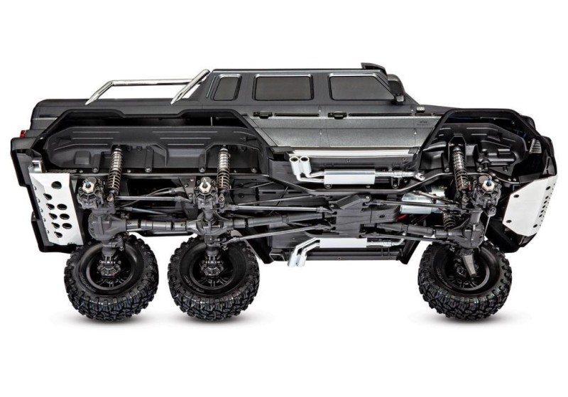 Traxxas TRX6 Mercedes-Benz G63 AMG 6X6 1/10 Trail Crawler Truck TQi Elektrikli Rc Model Araba Siyah