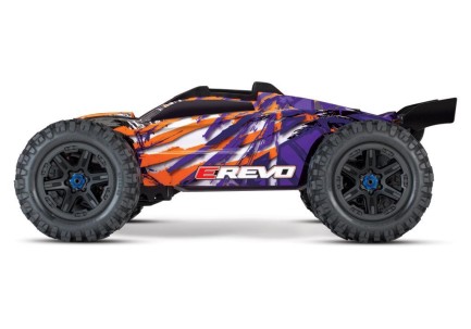 Traxxas E-Revo 2.0 4X4 VXL 6S 4WD Elektrikli Rc Model Araba Brushless RTR 1/10 TQi & TSM Mor - Thumbnail