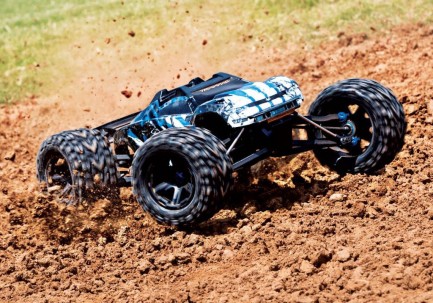 Traxxas E-Revo 2.0 4X4 VXL 6S 4WD Elektrikli Rc Model Araba Brushless RTR 1/10 TQi & TSM Mavi - Thumbnail