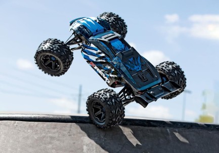 Traxxas E-Revo 2.0 4X4 VXL 6S 4WD Elektrikli Rc Model Araba Brushless RTR 1/10 TQi & TSM Mavi - Thumbnail