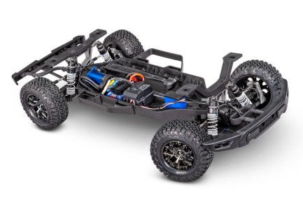 Traxxas Ford F-150 Raptor 4X4 VXL 4WD Elektrikli Rc Model Araba Arazi Offroad Brushless RTR 1/10 With 2.4Ghz Kumanda Mavi - Thumbnail