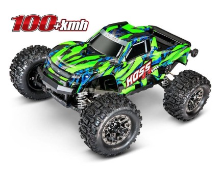 TRAXXAS - Traxxas Hoss 4X4 VXL 3S 4WD Brushless RTR 1/10 TQi & TSM Elektrikli Rc Model Araba Yeşil