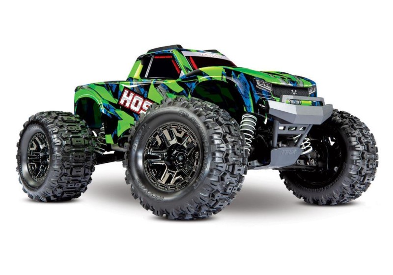 Traxxas Hoss 4X4 VXL 3S 4WD Brushless RTR 1/10 TQi & TSM Elektrikli Rc Model Araba Yeşil