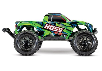 Traxxas Hoss 4X4 VXL 3S 4WD Brushless RTR 1/10 TQi & TSM Elektrikli Rc Model Araba Yeşil - Thumbnail